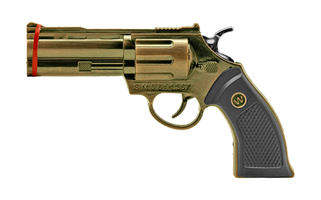 Smith and Wesson Style .357 Butane Revolver Torch Lighter - Assorted Colors