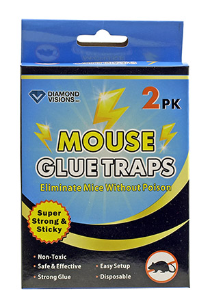 2 - pk. Mouse and Rodent Glue Traps - Diamond Visions