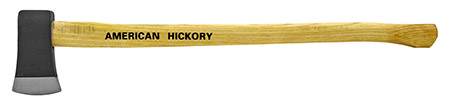 36" American Hickory Wooden Handle Wood Splitting Axe