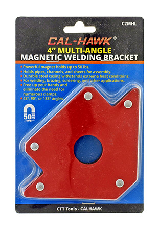 4" Multi-Angle Magnetic Welding Bracket - Cal-Hawk CZMHL