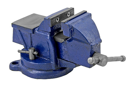 3" Blue Tabletop Bench Vise - Cal-Hawk CV3