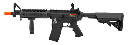 Lancer Tactical Full Metal AR-15 Style M4 AEG Airsoft Assault Rifle - Black