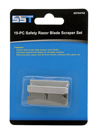 Sun State Tools - 10pc. Safety Razor Blade Scraper Set