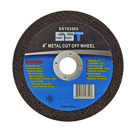 Sun State Tools - 4" Metal Cut Off Wheel
