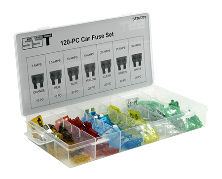 Sun State Tools - 120pc. Car Fuse Set