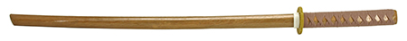 40" Wooden Practice Samurai Sword - Traditional