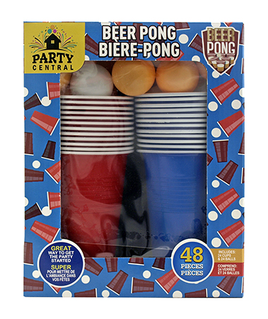 48 pc. Beer Pong Kit - Party Central