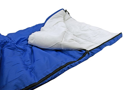 Traditional Shape Polyester Sleeping Bag with Custom Storage Carrying Pouch - Valley Tools