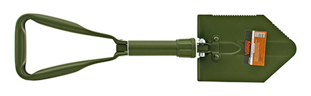 Trifold Military Style Survival Camp Shovel with Custom Carrying Pouch - Valley Tools - GTFS-001