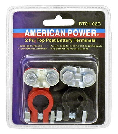 2-pc. Top Post Battery Terminal