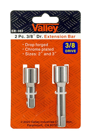 Valley Tools 2-Pc. 3/8" Dr. Extension Bar Set - EB-382