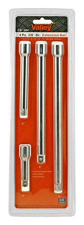 Valley Tools 4-Pc. 3/8" Dr. Extension Bar Set - EB-384