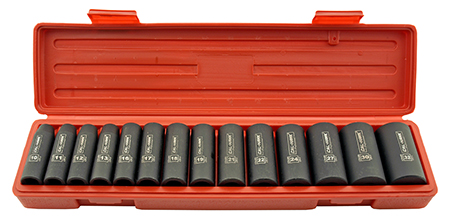 14-pc. 1/2" Deep Impact Socket Set - Metric