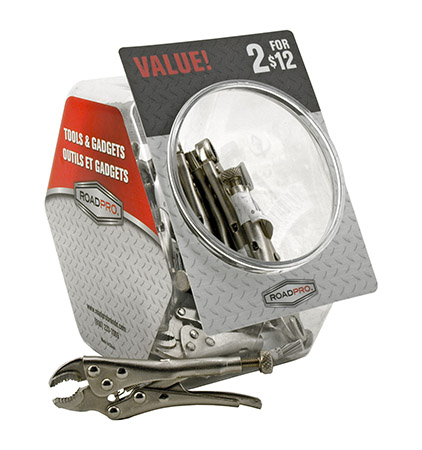 24 pc. Mini Locking Pliers Countertop Display - Road Pro