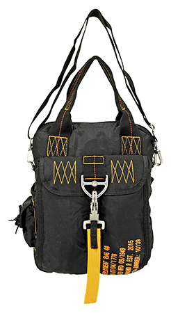 Tactical Parachute Side Pack - Black