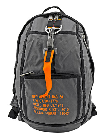 Tactical Parachute Deployment Bag Backpack - Grey Sky