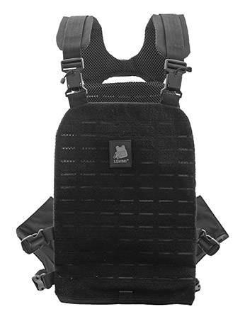 Tactical Defense Bulletproof Plate Carrying Velcro Molle Vest - Black