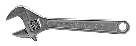 8" Pro Series Chrome Vanadium Adjustable Wrench - Valley Tools
