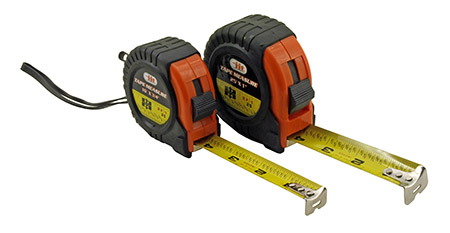 2-pc Tape Measure Set - 16 Foot and 25 Foot - IIT