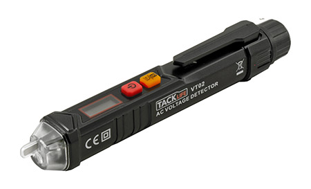 Non-Contact Live and Null Wire Dual Range Voltage Tester with LCD Display - Tacklife