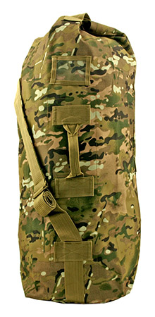 Military Soilder Kit Duffle Sea Bag - Traditional Mountain Camo