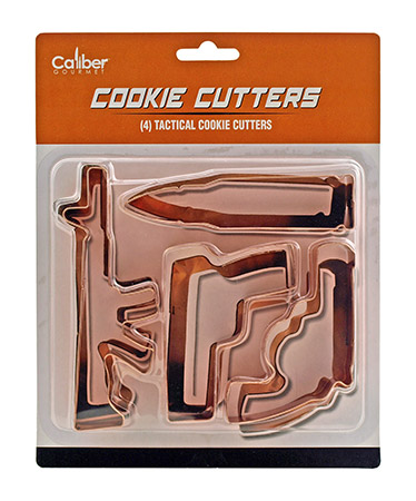 Set of (4) Tactical Firearm Cookie Cutters - Caliber Gourmet