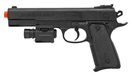 UKArms Spring Powered Airsoft Pistol - Black