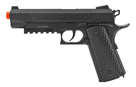 Lancer Tactical Cobra 1911 CO2 Gas Powered Airsoft Gun - Black