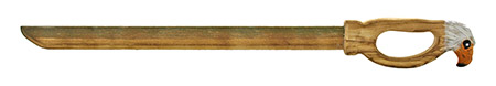 22.75" Wooden Toy Sword with Animal Handle - Diamond Visions