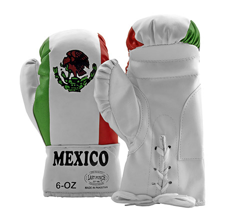 6-oz Children's Boxing Gloves Heritage Edition - Mexican Flag - Last Punch