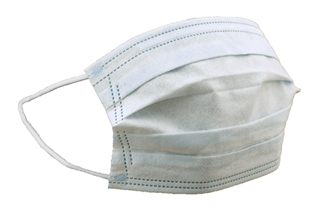50 - pk. Hospital Style Disposable Face Mask Covering - Three Layer Melt-Blown Cloth