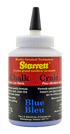 Starrett Powered Chalk for Chalk Line Reels Refill - Blue