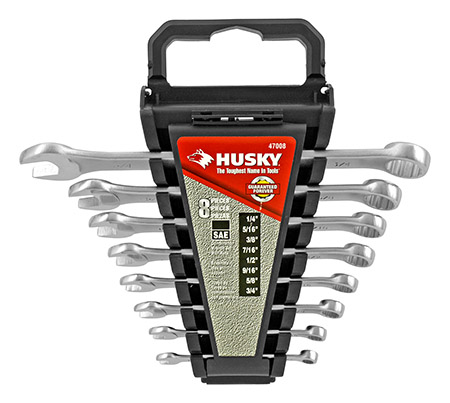 8 - pc. SAE Combination Wrench Set - Husky