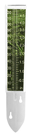 5" Capacity Easy-to-Read Acrylic Rain Gauge