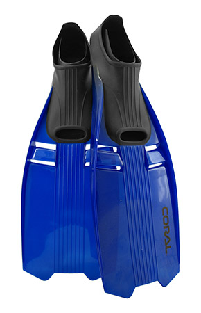 Coral Flippers Pro Gear Hydro Glide Dive Fins - Adult Sizes 8 - 9