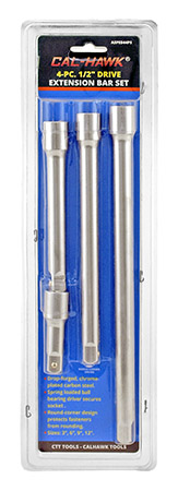 4-pc. 1/2" Drive Extension Bar Set
