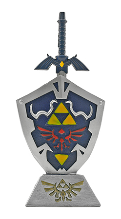 5.63" The Legend of Zelda Sword and Shield Letter Opener - Blue and Yellow