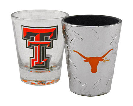 Officially Licensed Collegiate Shot Glasses - Assorted Styles
