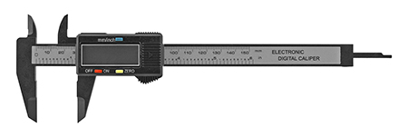 6" Digital Caliper Measuring Standard and Metric Reader Ruler - IIT