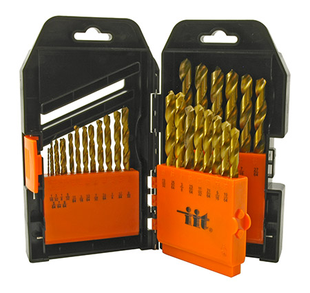 29 pc. High Speed Steel (HSS) Drill Bit Set - IIT Illinois Industrial Tool