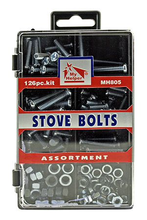 126 pc Stove Bolt Hardware Kit - MH805