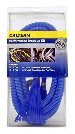 Calterm Performance Engine Hose Dress-Up Cover Kit - Blue
