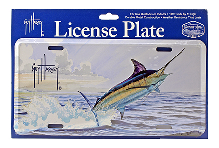Marlin Sport Fishing Guy Harvey Ocean Front License Plate