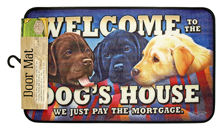 Welcome to the Dog's House - Door Mat