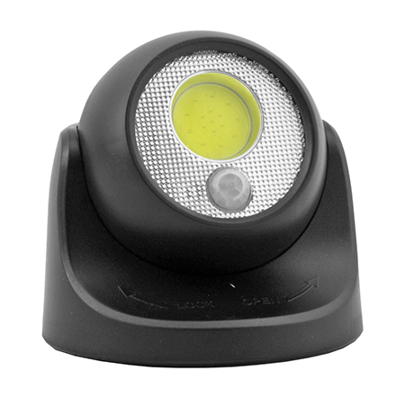 3.5" Motion Censored Rotating LED Light ORB - Assorted Colors