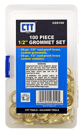 100-pc. 1/2" Grommet Set