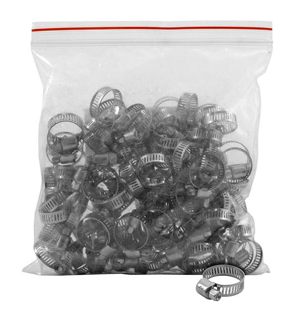100 pc. Bag of 5/16" - 7/8" Hose Clamps - Sun State Tools