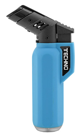 Butane Torch Style Push Button Lighter - Assorted Colors