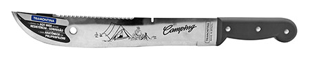 17.5" Chrome-Plated Camping Edition Sawback Machete - Tramontina