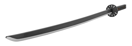 Foam Cosplay Fantasy Ninja Samurai Sword - Black and Red